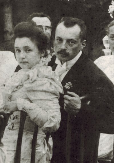 Vladimir Dmitrievich Nabokov (1870-1922) ve Elena Ivanovna Rukavishnikova (1876-1939), Anonim. fotoğrafçı by Unknown photographer