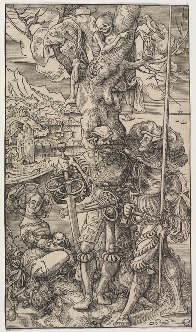 Paralı Askerler ve Ağaçta Ölen Bir Kadın, 1524. by Urs I Graf