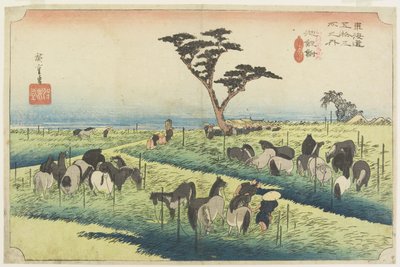Nisan At Fuarı, Chiryu_, c. 1833 by Utagawa Hiroshige