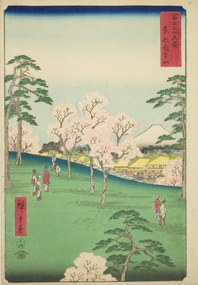 Doğu Başkentindeki Asuka Tepesi (Toto Asukayama), "Fuji Dağı