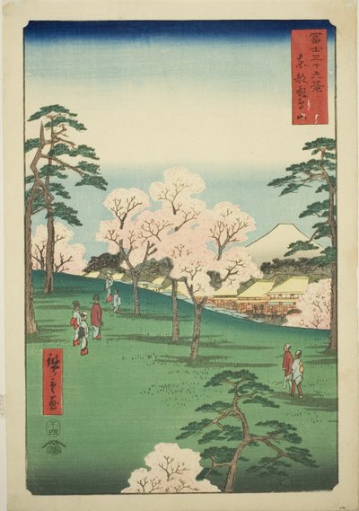 Doğu Başkentindeki Asuka Tepesi (Toto Asukayama), "Fuji Dağı