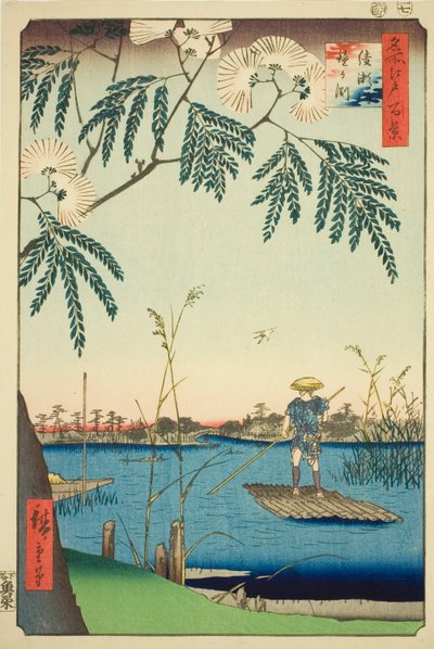 Ayase Nehri Önerisi d Kanegafuchi (Ayasegawa Kanegafuchi), tem teserie