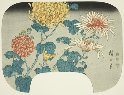 krizantemler by Utagawa Hiroshige