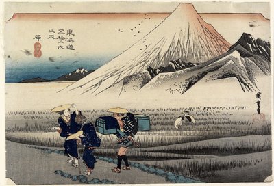 Sabah Fuji, Hara, c. 1833 by Utagawa Hiroshige