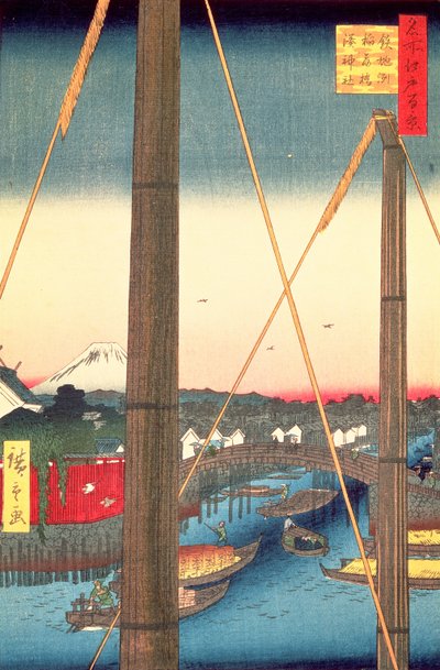 Inari Köprüsü ve Minato Tapınağı, Teppozu, Edo