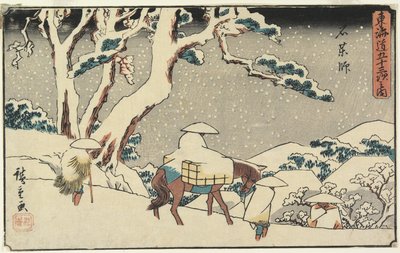 Ishiyakushi, 1841-42 (renkli tahta baskı) by Utagawa Hiroshige