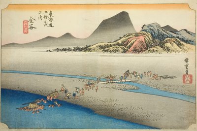 Kanaya: Hoeido Tokaido olarak da bilinen "Tokaido Yolu