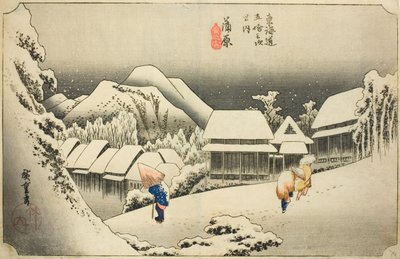 Kanbara: Akşam Karı (Kanbara, yoru no yuki), "Tokaido