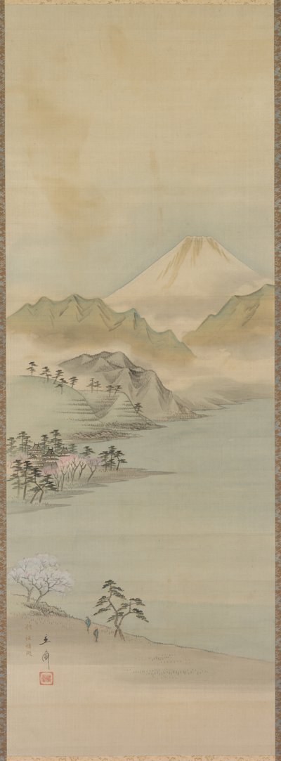 Suwa Gölü by Utagawa Hiroshige