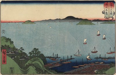 ಸಾನುಕಿ ಪ್ರಾಂತ್ಯದಲ್ಲಿ ಮರುಗಮೆ, ಆಗಸ್ಟ್ 1858 ಟರ್ಕ್ by Utagawa Hiroshige