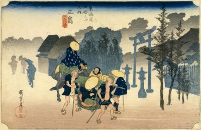 Mishima S Tachi ses 11 by Utagawa Hiroshige