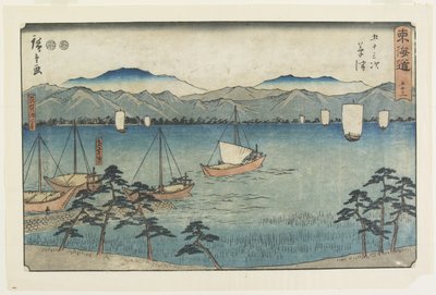 ನ. 53 ಕುಸಾಟ್ಸು, 1847-1852 ಆರ್ಕೆ by Utagawa Hiroshige
