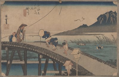27 'Kakegawa: Akiba'nın Görünümü' Tokaido'nun 53 İstasyonundan, 1833 dolayları by Utagawa Hiroshige