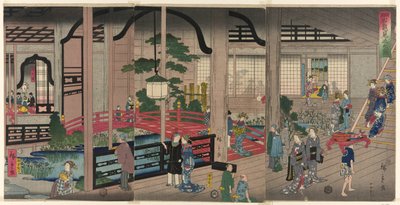 Intellior f Te Cancer Kilo Üyesi Yokohama (Yokohama Cancer Kilo Beklenen Rakam) by Utagawa Hiroshige II