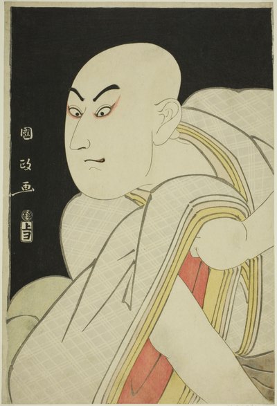 Aktör Sawamura Sojuro III, rahip Kiyomori rolünde by Utagawa Kunimasa