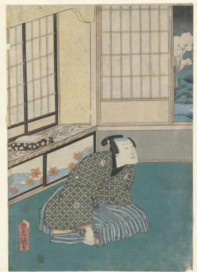 üçüncü ay yayoik On iki ay boyunca Modern Genji hikayeleri (dizi başlığı) Imayo Genji junikagetsu no uchi by Utagawa Kunisada (I)