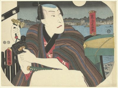 nehirde samuray by Utagawa Kunisada (I)