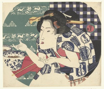 Udon restoranı by Utagawa Kunisada (I)