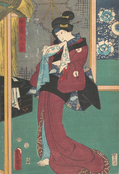 Baskı, 19. yüzyıl., 19. yüzyıl. by Utagawa Kunisada