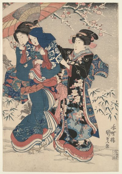 Kar Savaşı by Utagawa Kunisada