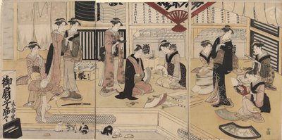 Hayran Mağazası Eijudo by Utagawa Kunisada