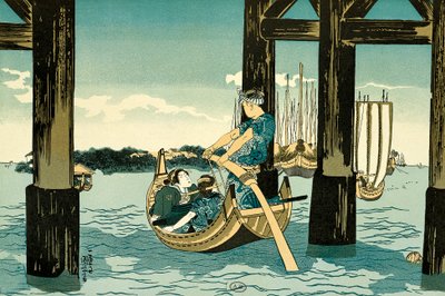 Tekne turları by Utagawa Kuniyoshi