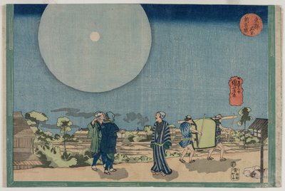Doğu Başkentindeki Ünlü Yerler dizisinden Yeni Yoshiwara Shin Yoshiwara, 1830