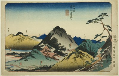 Nissaka, Kakegawa, Fukuroi, Mitsuke ve Hamamatsu, "Tokaido