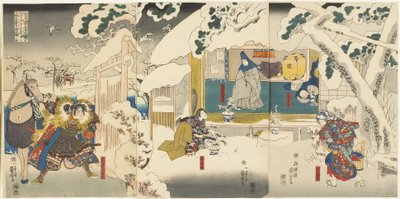 Hachinoki Hikayesinden bir sahne, 1843-1847 by Utagawa Kuniyoshi