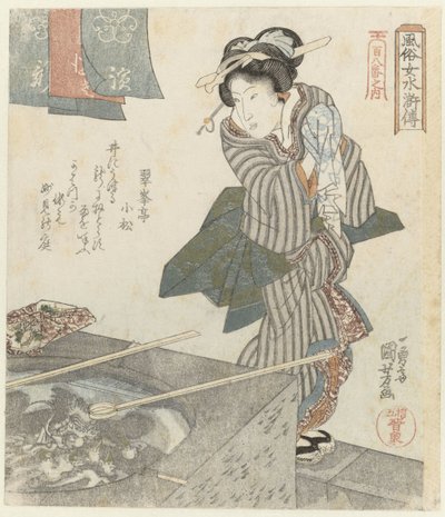 iyi kadın Suikoden Kahramanları Olarak Zarif Kadınlar - Yüz Sekiz serisinden (dizi adı) Fûzoku onna Suikoden - Hyakuhachiban no uchi (nesne üzerinde seri başlığı) by Utagawa Kuniyoshi