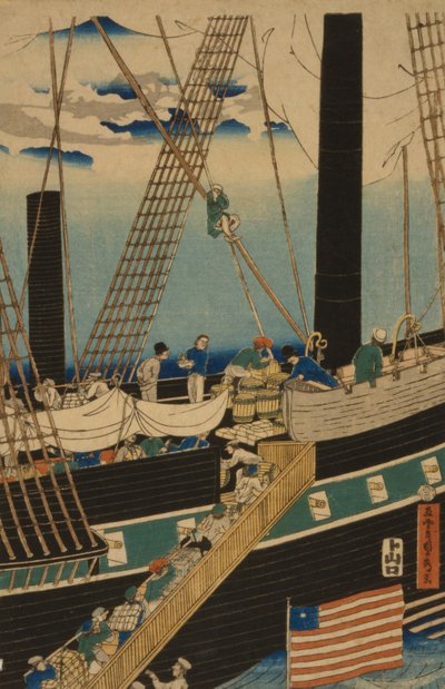 Batılı tüccarlar Yokohama