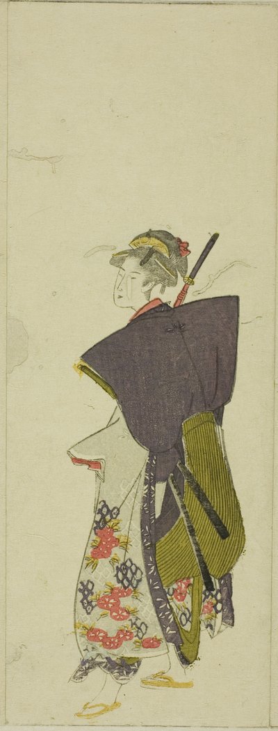 Bir daimyo alayı parodisi by Utagawa Toyohiro