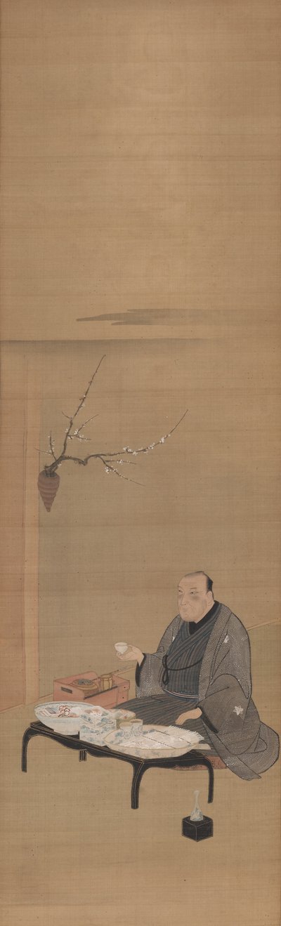 Kinokuniya Bunzaemon'un portresi, 19. yüzyıl. by Utagawa Toyokuni