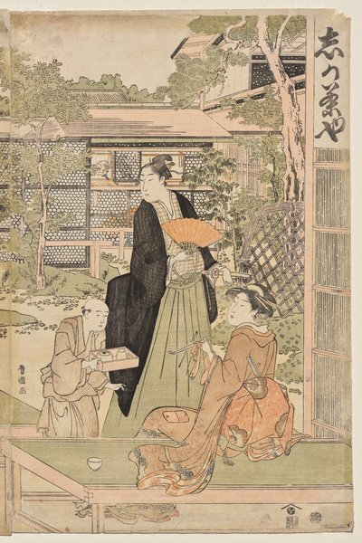 Shika Çayevi by Utagawa Toyokuni