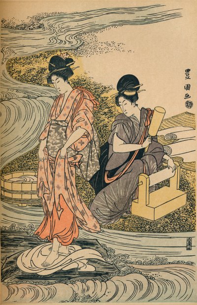Çamaşır Keteni, c1800 by Utagawa Toyokuni