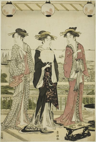 Güneyde Dört Mevsim - Yaz Manzarası (Minami shiki natsu no kei) by Utagawa Toyokuni I