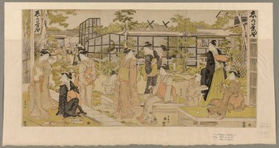 kacho chaya by Utagawa Toyokuni I
