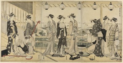 Güneydeki Dört Mevsim (Minami Shiki): Yaz Sahnesi by Utagawa Toyokuni I
