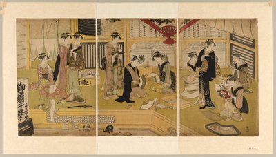 Mieido Hayran Mağazası by Utagawa Toyokuni I