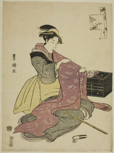 On İkinci Ay (Goku getsu), "Modaya Uygun On İki Ay (Furyu junikagetsu)" serisinden by Utagawa Toyokuni I