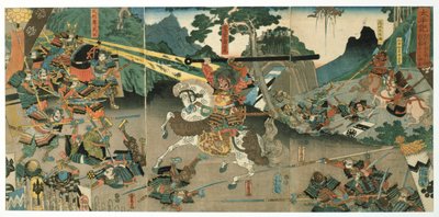 Savaş, 47 Sadık Samuray serisinden, 1850-1880 by Utagawa Yoshitora