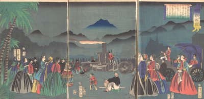 F çalkantılı Fransa, 2. kapı, 1865. by Utagawa Yoshitora