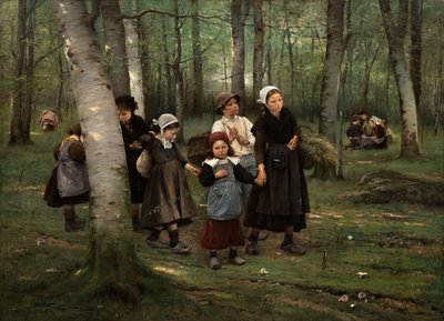 Ormandaki çocuklar, 1891. by Vaclav Brozik