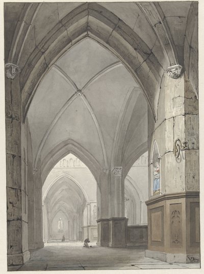 Kerkinterieur by Valentijn Bing