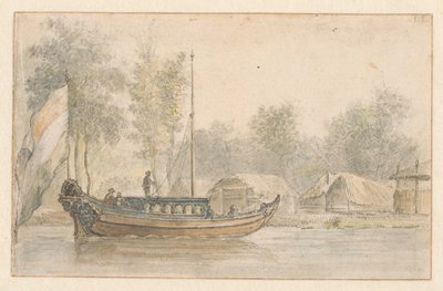 Willem III'ün Bodegraven'deki Kampının Görünümü by Valentijn Klotz (manner of)