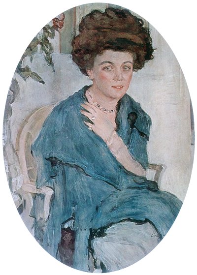 Portre OP Elena Zeytin, by Valentin Aleksandrovich Serov