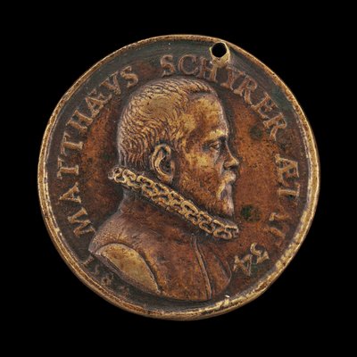 Matthaus Schyrer, 1550 doğumlu, Yazıcı [ön yüz], 1584. by Valentin Maler