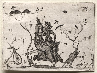 Aşıklar Çifti, 1626. by Valentin Sezenius