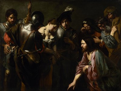 İsa ve Zina by Valentin de Boulogne