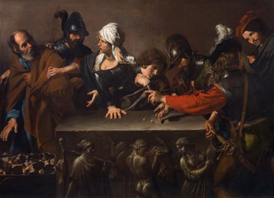 Aziz Petrus'un Reddi, Valentin de Boulogne (1591-1632). Tuval üzerine yağlı boya, yak. 1616-1617. Boyut: 171,5x241cm. Roberto Longhi Sanat Tarihi Çalışmaları Vakfı, Floransa by Valentin de Boulogne